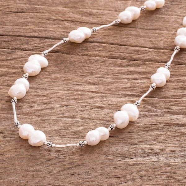 Alternate image for Baroque Cultured Pearl Necklace Baroque Beauty