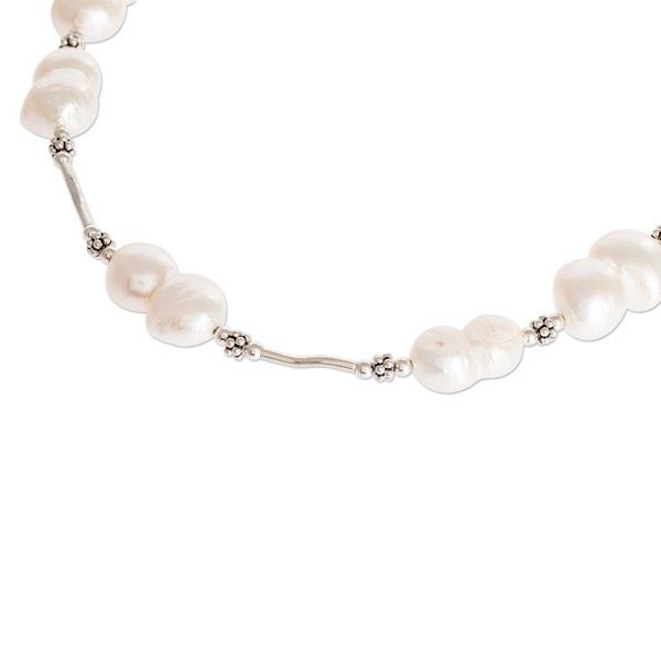 Alternate image for Baroque Cultured Pearl Necklace Baroque Beauty