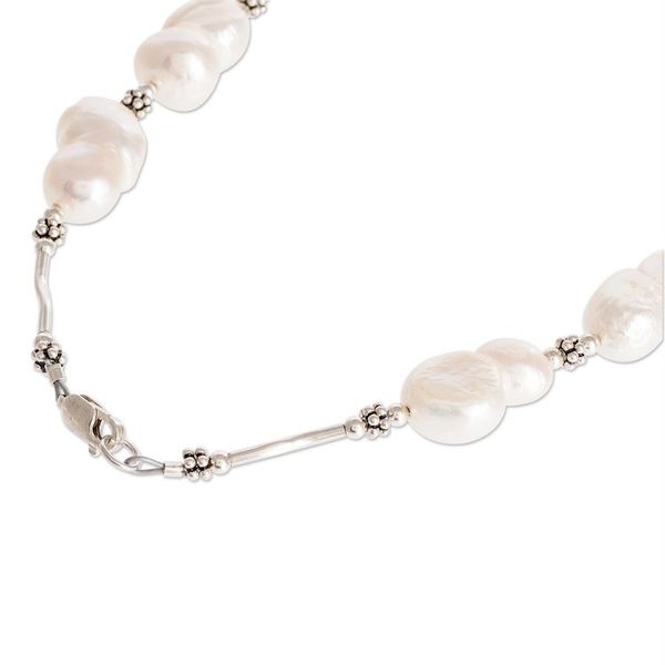 Alternate image for Baroque Cultured Pearl Necklace Baroque Beauty