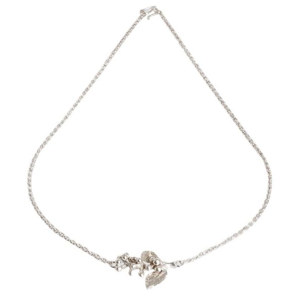 Alternate image for Sterling Silver Necklace with Coffe Branch Pendant Coffee Fragment
