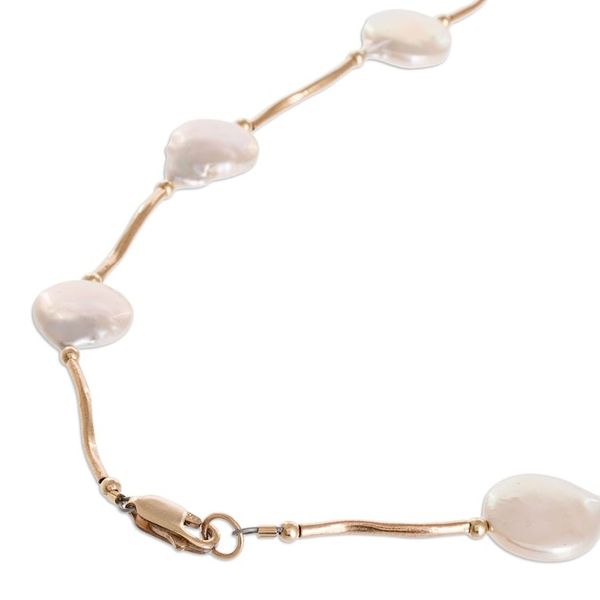 Alternate image for 14k Gold Filled Necklace with Cultured Pearls Golden Destiny
