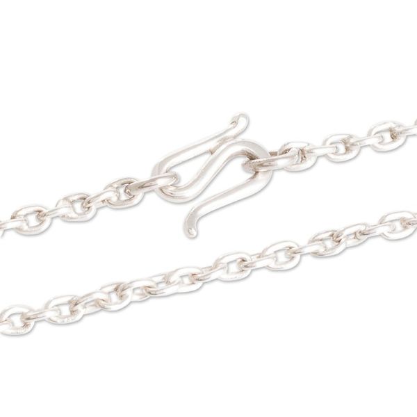 Alternate image for Nicaraguan Artisan Crafted Sterling Silver Pendant Necklace Manik