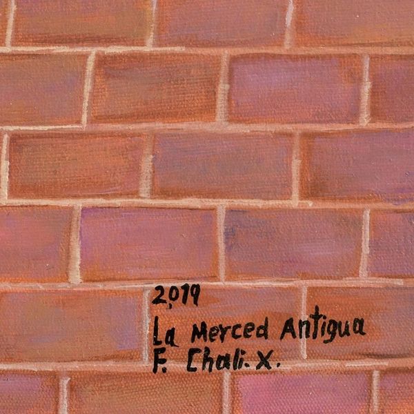 Alternate image for Signed Painting of a Church from Guatemala Ancient Mercy