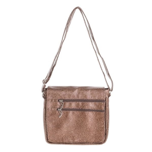 Alternate image for Synthetic Leather Messenger Bag in Mahogany from Costa Rica Mahogany Explorer