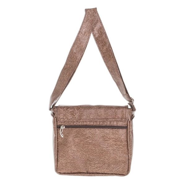 Alternate image for Synthetic Leather Messenger Bag in Mahogany from Costa Rica Mahogany Explorer