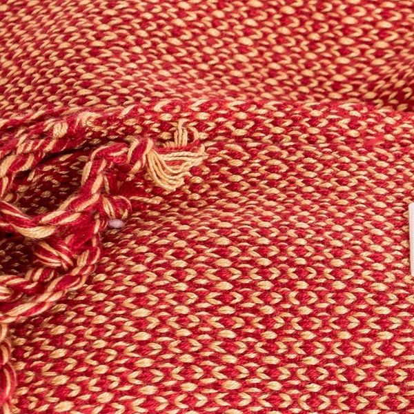 Alternate image for Guatemalan Hand Loomed Paprika and Yellow Colored Scarf Paprika Spice