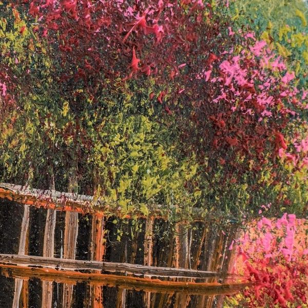 Alternate image for Signed Painting of a Countryside Cottage from Guatemala Magic Village