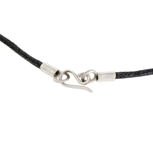 Alternate image for Heart-Shaped Jade Pendant Necklace from Guatemala Heart Silhouette