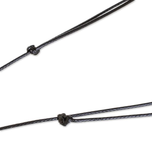 Alternate image for Hope-Themed Coconut Shell and Lava Stone Pendant Necklace Have Hope