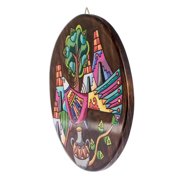 Alternate image for Decorative Painted Wood Plaque Beautiful Land