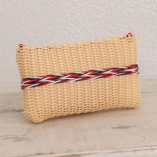 Alternate image for Eco Friendly Handwoven Clutch in Buff from Guatemala Harmony of Color in Buff