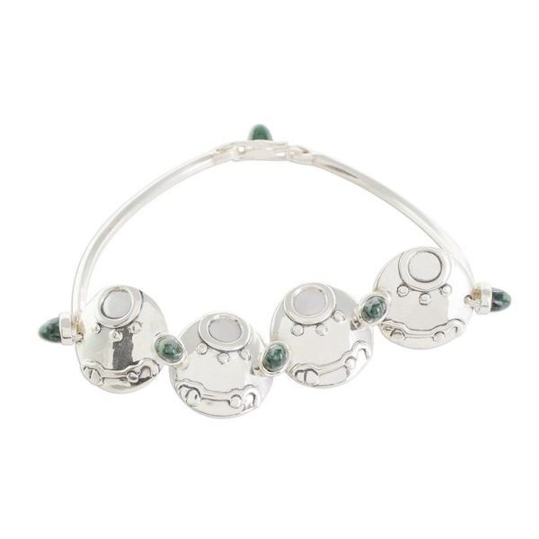 Alternate image for Nahual Jade Pendant Bracelet from Guatemala Destiny Nahual