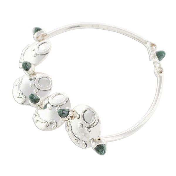 Alternate image for Nahual Jade Pendant Bracelet from Guatemala Destiny Nahual