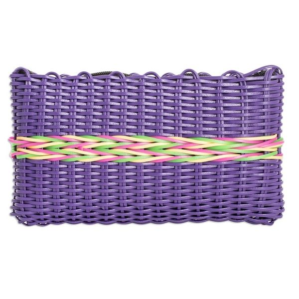 Alternate image for Eco Friendly Handwoven Deep Violet Clutch from Guatemala Harmony of Color in Purple