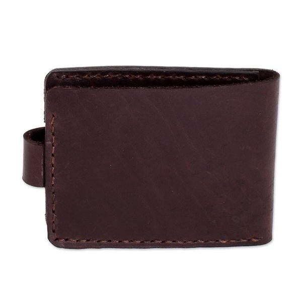 Alternate image for Leather Bi-fold Card Wallet from El Salvador Espiritu