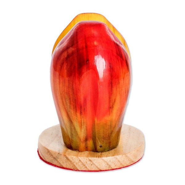 Alternate image for Carved Wood Papaya Napkin Holder Luscious Papaya