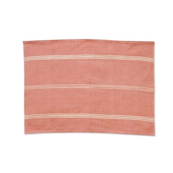 Alternate image for Hand Loomed Honeysuckle Striped Cotton Placemats Set of 4 Solola Honeysuckle