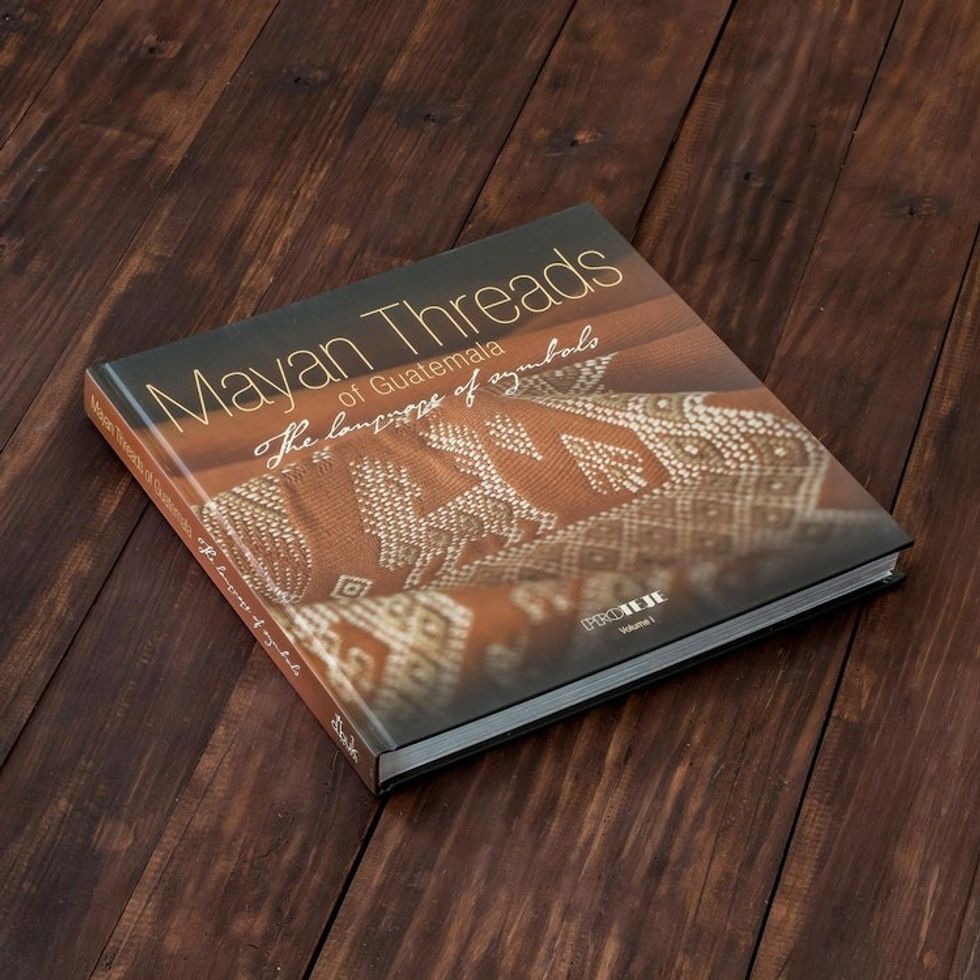 Mayan Threads Book with Recycled Paper Pages from Guatemala 'Mayan Threads of Guatemala'