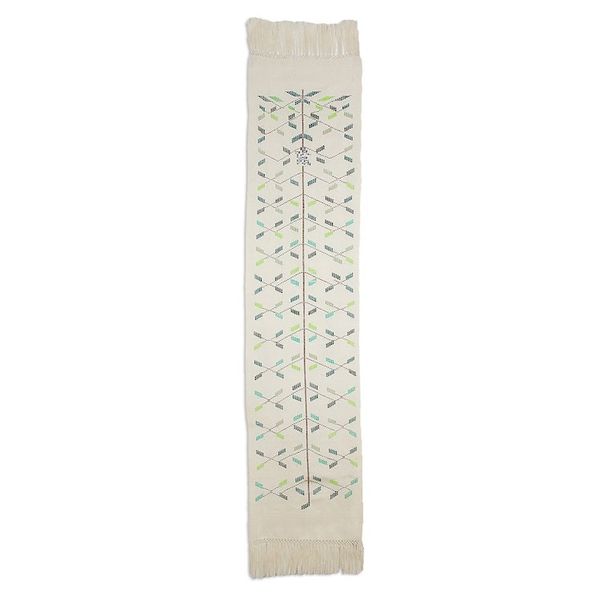 Alternate image for Tree-Themed Cotton Table Runner from Guatemala Vined