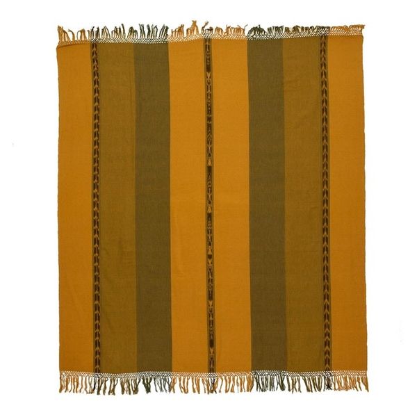 Alternate image for Amber and Olive Cotton Tablecloth Coban Colors