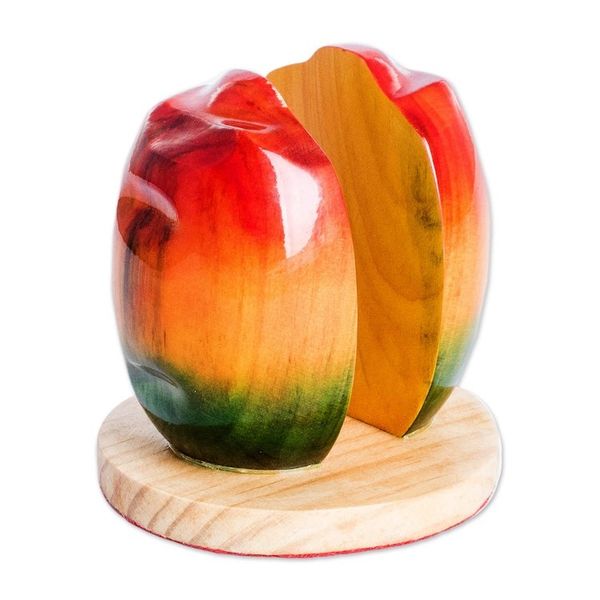 Alternate image for Handmade Jocote Fruit-Shaped Napkin Holder Juicy Jocote