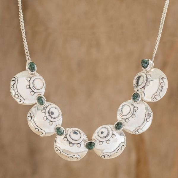 Alternate image for Nahual Jade Pendant Necklace from Guatemala Destiny Nahual