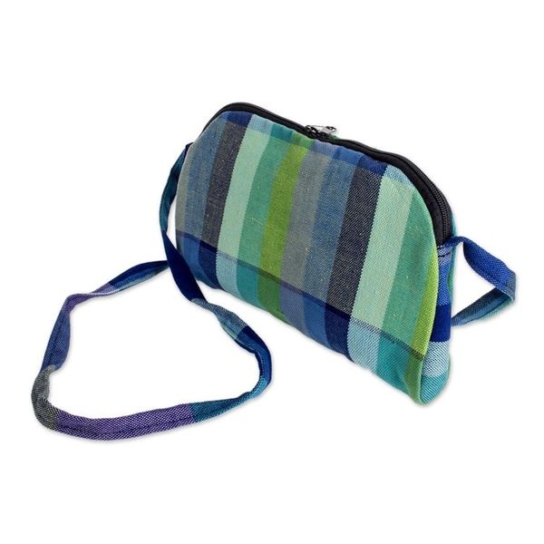 Alternate image for Colorful Cotton Baguette from Guatemala 6 in. Countryside Stripes