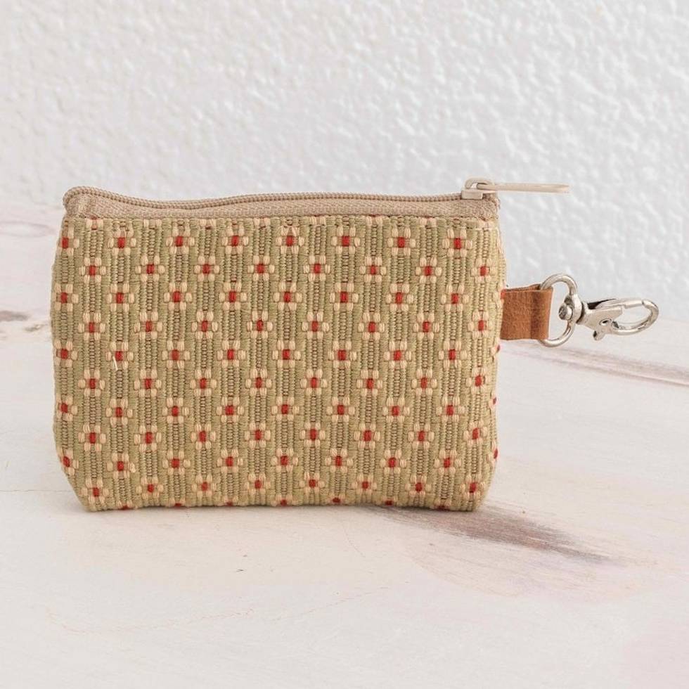 Flowered Cotton Coin Purse 'Spring Ditsy'