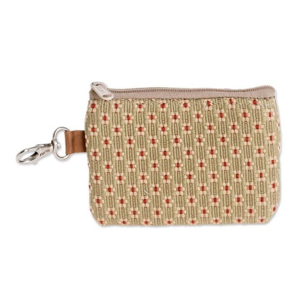 Alternate image for Flowered Cotton Coin Purse Spring Ditsy