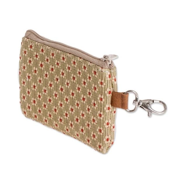 Alternate image for Flowered Cotton Coin Purse Spring Ditsy
