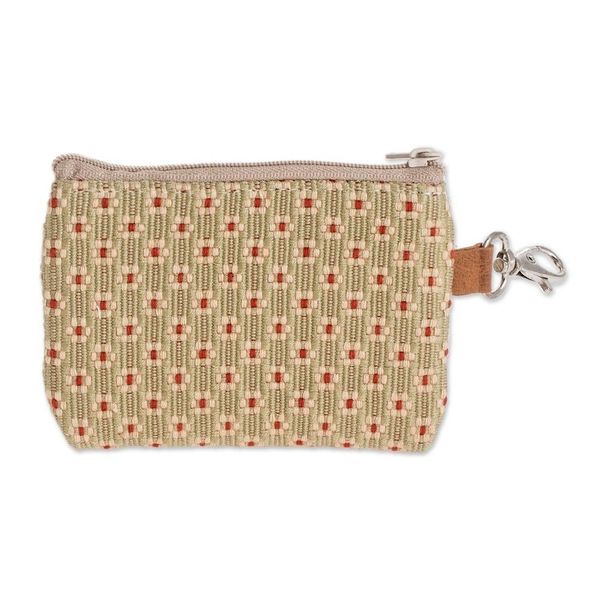 Alternate image for Flowered Cotton Coin Purse Spring Ditsy