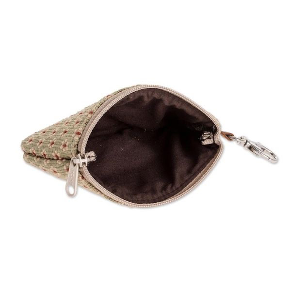 Alternate image for Flowered Cotton Coin Purse Spring Ditsy