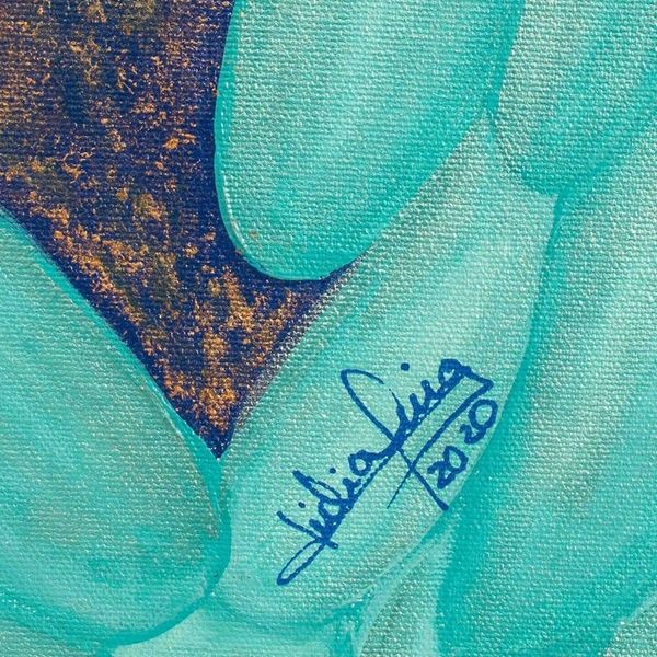Alternate image for Original Angel Painting on Canvas When I Wake Up