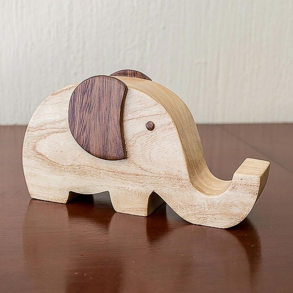 Elephant Cellphone and Pencil Holder 'Elephant Friend'