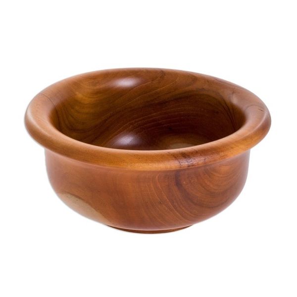 Alternate image for Hand Crafted Wood Serving Bowl Natures Glory