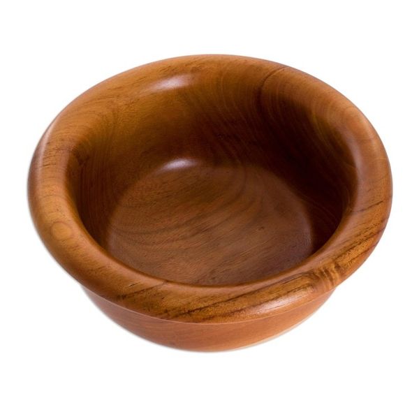 Alternate image for Hand Crafted Wood Serving Bowl Natures Glory