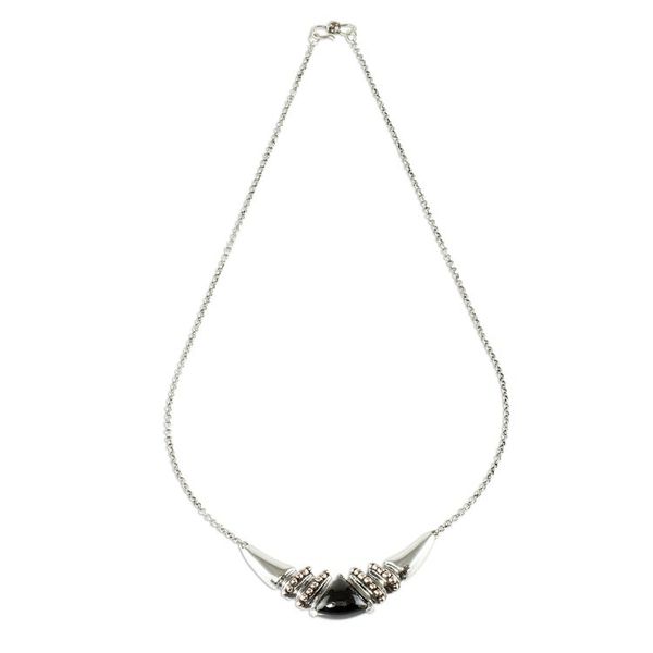 Alternate image for Maya Motif Black Jade Pendant Necklace Baktun