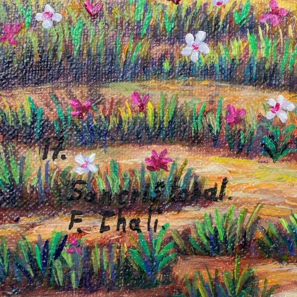 Alternate image for Realist Landscape Painting from Guatemala San Cristobal