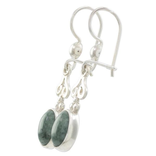 Alternate image for Jade dangle earrings Love Poem