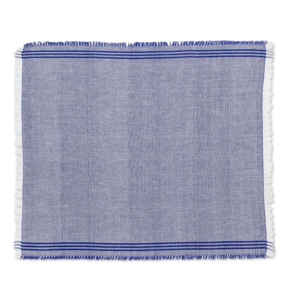 Alternate image for Blue 100 Cotton Napkins from Guatemala Set of 6 Delights of Home
