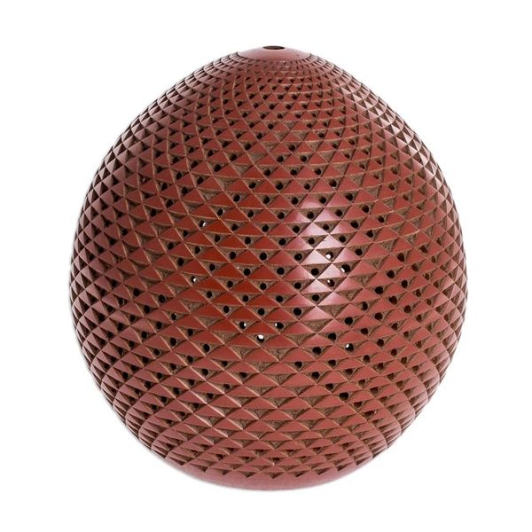 Alternate image for Handmade Terracotta Candle Shade Ancient Volcano