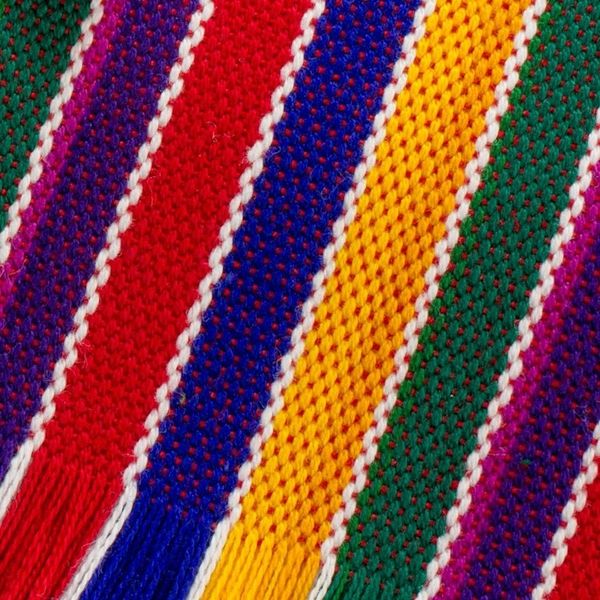 Alternate image for Six Handwoven Striped Cotton Placemats from Guatemala Trails of Happiness