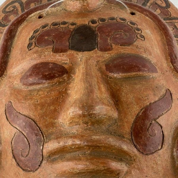 Alternate image for Archaeological Ceramic Wall Mask Maya Crocodile Priest