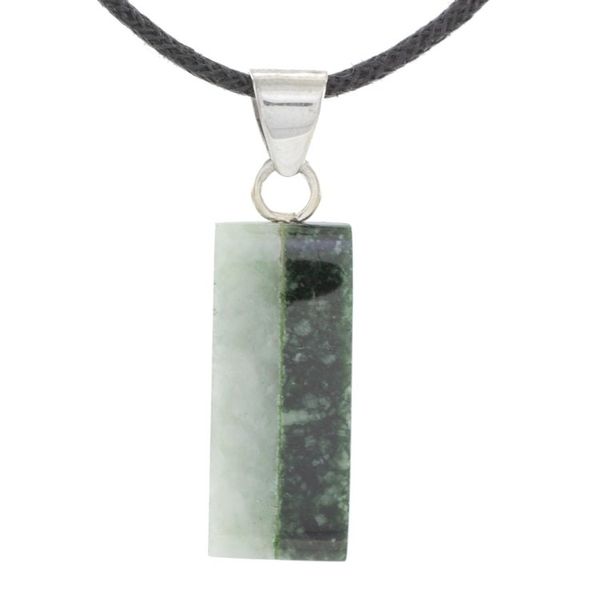 Alternate image for Artisan Crafted Cotton Cord Jade Pendant Necklace Life