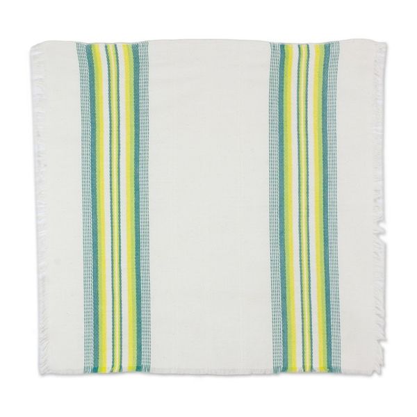 Alternate image for Multicolor 100 Cotton Napkins from Guatemala Set of 6 Culinary Inspiration in Green