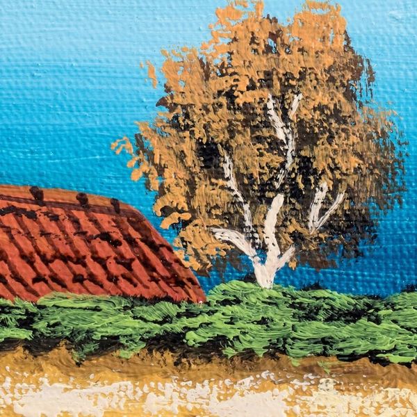 Alternate image for Artists View of Lake Atitlan in Oil on Canvas Road to Lake Atitlan