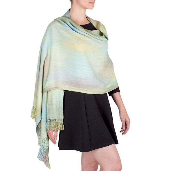 Alternate image for Unique Rayon Shawl Serenitys Inspiration