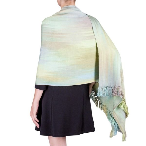 Alternate image for Unique Rayon Shawl Serenitys Inspiration