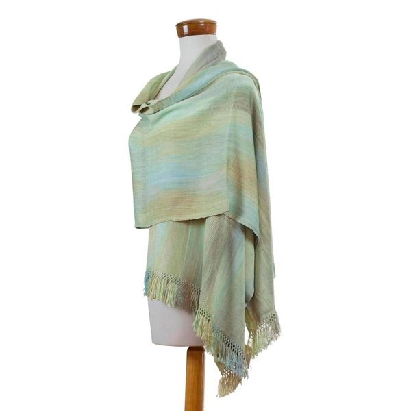 Alternate image for Unique Rayon Shawl Serenitys Inspiration