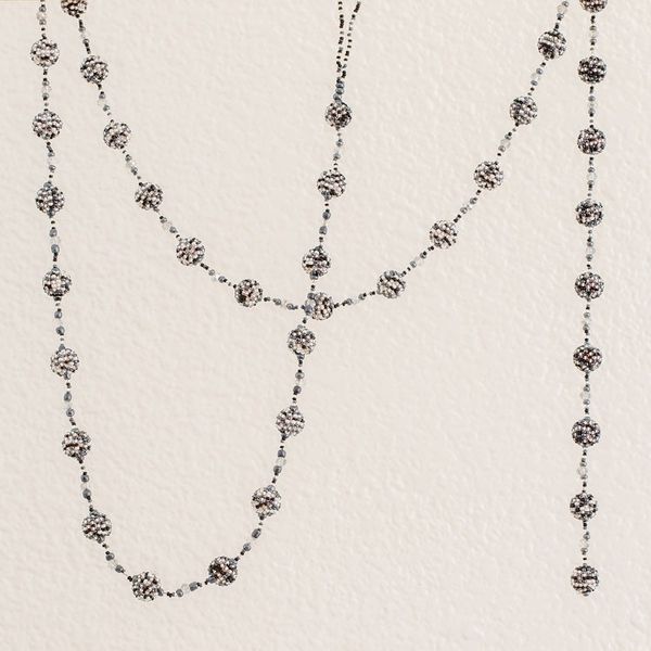 Alternate image for Handcrafted Glass Beaded Garland from Guatemala Brilliant Night